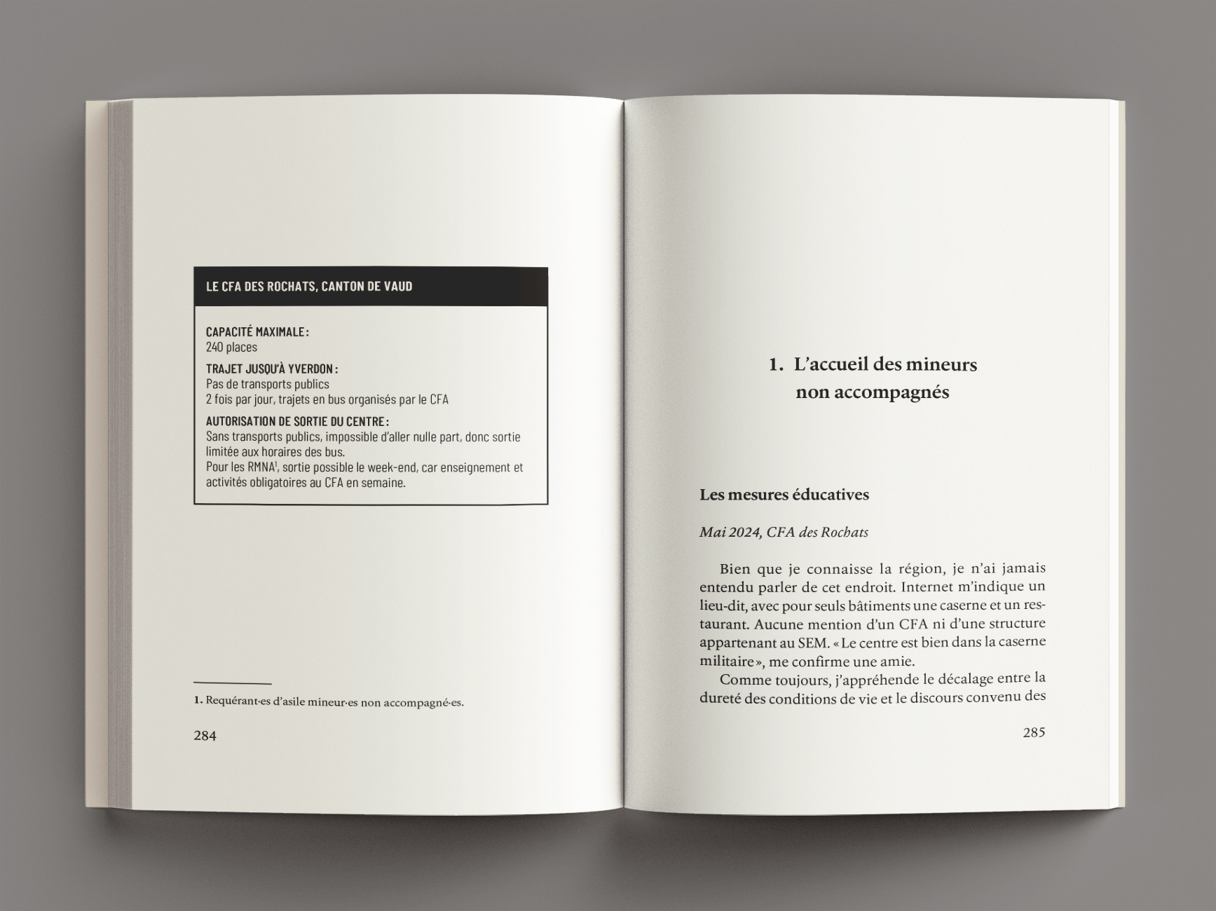<i>Les centres fédéraux d’asile</i>, Megane Lederrey, 2026, p. 284-285