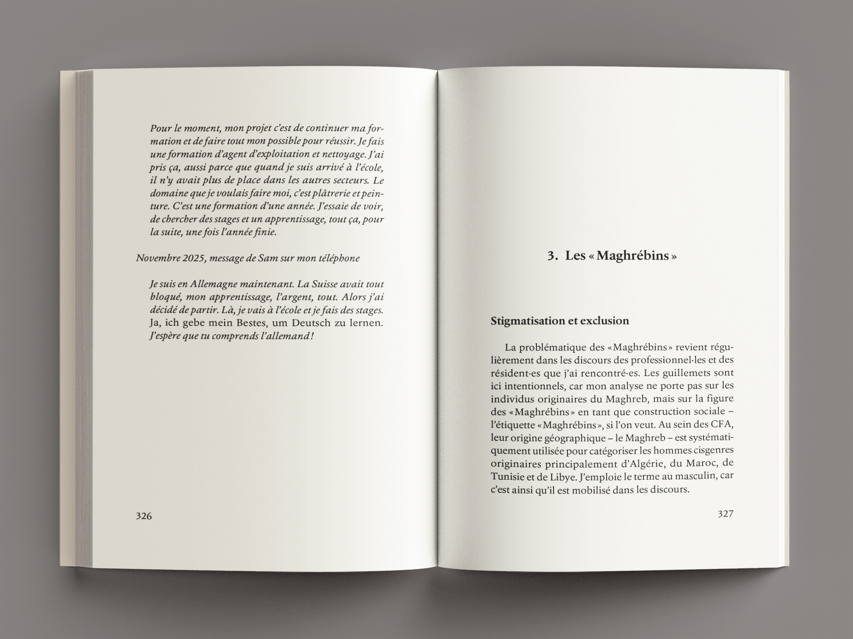 <i>Les centres fédéraux d’asile</i>, Megane Lederrey, 2026, p. 326-327