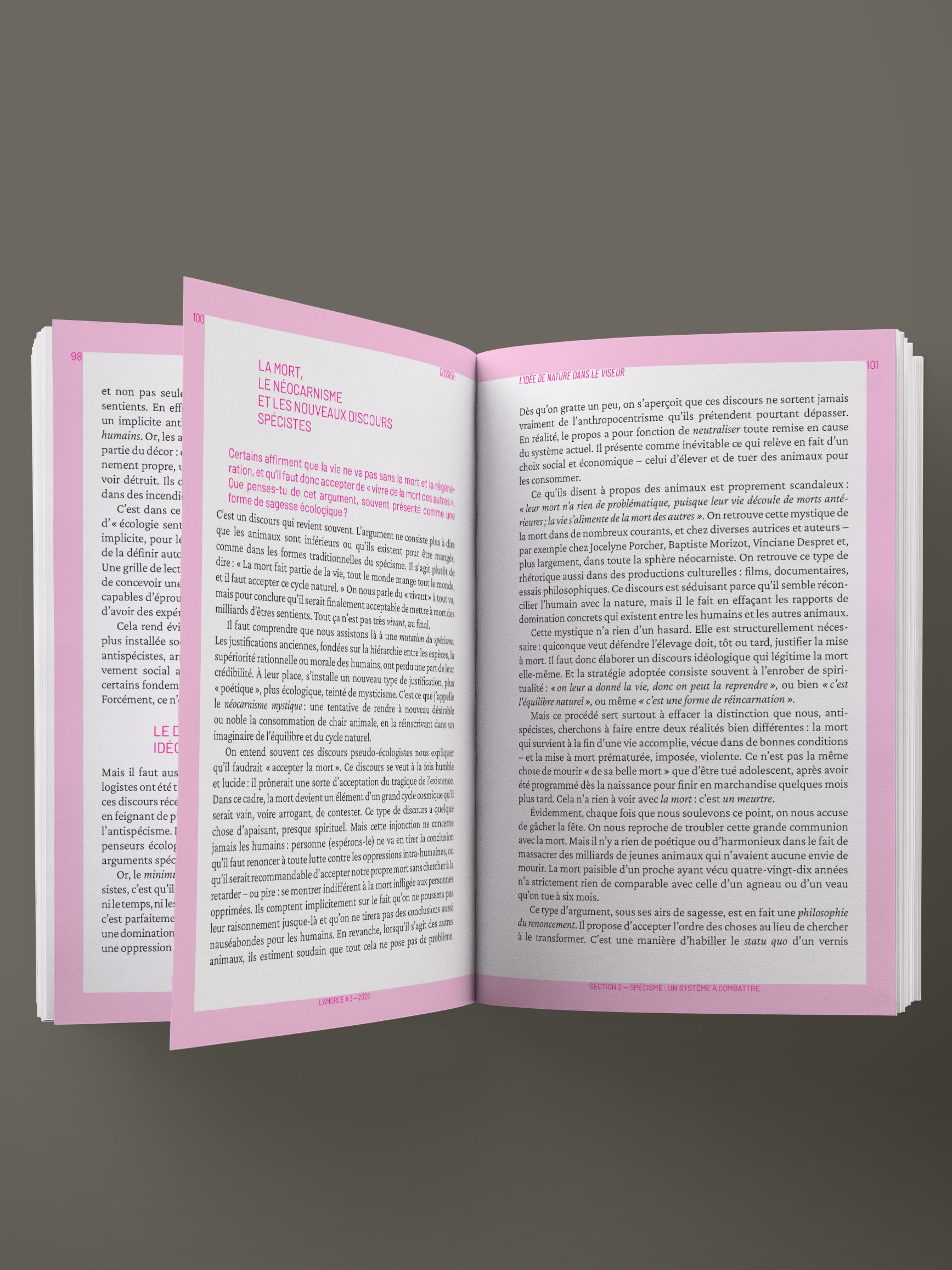 « Réconcilier écologie et antispécisme, sortir les animaux du décor », retranscription d'un entretien avec Victor Duran-Le Peuch