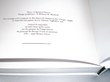 Intérieur du livre, colophon