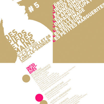 Programme du festival 2008, recto