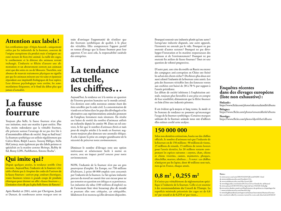 pages 4-5 du dossier, dcryptage du discours